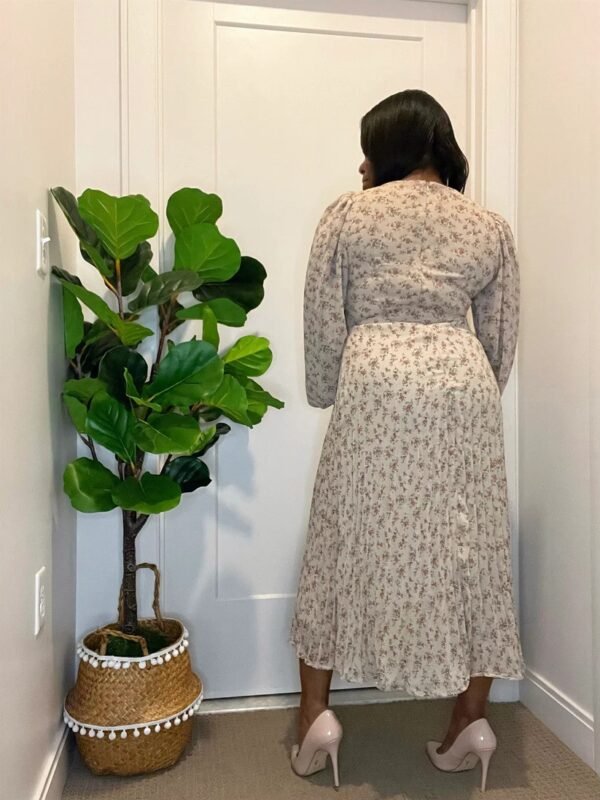 PLEATED IN ROUCHED DRESS - Image 2